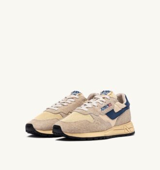 REELWIND LOW SNEAKERS IN NYLON SUEDE AND LEATHER COLOR ECRU AND ENSIGN BLUE REELWIND LOW SNEAKERS IN NYLON SUEDE AND LEATHER COLOR ECRU AND ENSIGN BLUE