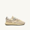 REELWIND LOW SNEAKERS IN NYLON SUEDE AND LEATHER COLOR ECRU AND PLATINUM REELWIND LOW SNEAKERS IN NYLON SUEDE AND LEATHER COLOR ECRU AND PLATINUM