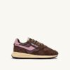 REELWIND LOW SNEAKERS IN NYLON SUEDE AND LEATHER COLOR PLUGH AND ZEPHYR