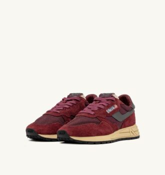 REELWIND LOW SNEAKERS IN NYLON SUEDE AND LEATHER COLOR ROUNGE AND CORDOVAN REELWIND LOW SNEAKERS IN NYLON SUEDE AND LEATHER COLOR ROUNGE AND CORDOVAN