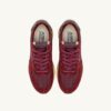 REELWIND LOW SNEAKERS IN NYLON SUEDE AND LEATHER COLOR ROUNGE AND CORDOVAN