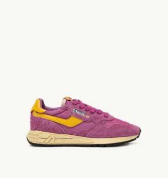REELWIND LOW SNEAKERS IN ROSÈ SORBET AND CALENDULA SUEDE AND NYLON REELWIND LOW SNEAKERS IN ROSÈ SORBET AND CALENDULA SUEDE AND NYLON