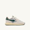 REELWIND LOW SNEAKERS IN SILVER MOUNTAIN REFLECTIVE NYLON AND SUEDE