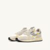 REELWIND LOW SNEAKERS IN WHITE AND BUTTERCUP EMBROIDERY