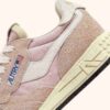 REELWIND LOW SNEAKERS IN WHITE AND POWDER PINK NYLON AND SUEDE REELWIND LOW SNEAKERS IN WHITE AND POWDER PINK NYLON AND SUEDE