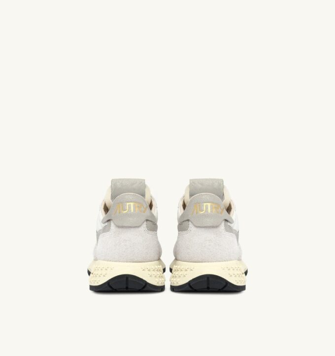 REELWIND LOW SNEAKERS IN WHITE NYLON AND SUEDE