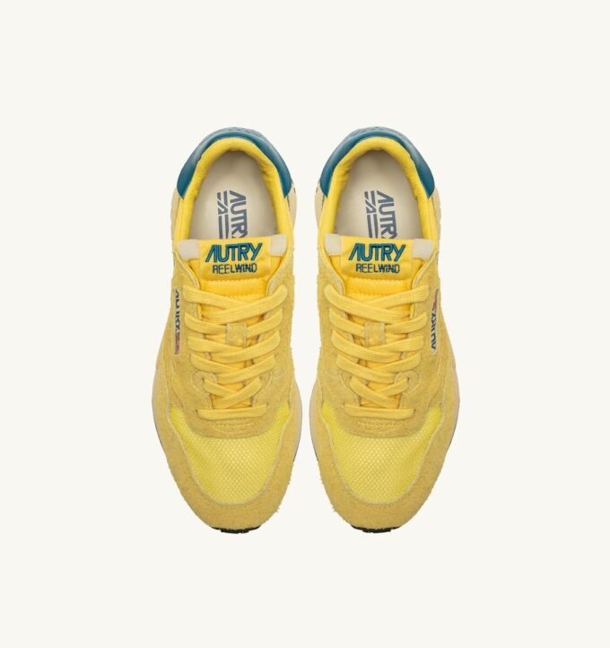 REELWIND LOW SNEAKERS IN YELLOW AND CORSAIR SUEDE AND NYLON REELWIND LOW SNEAKERS IN YELLOW AND CORSAIR SUEDE AND NYLON