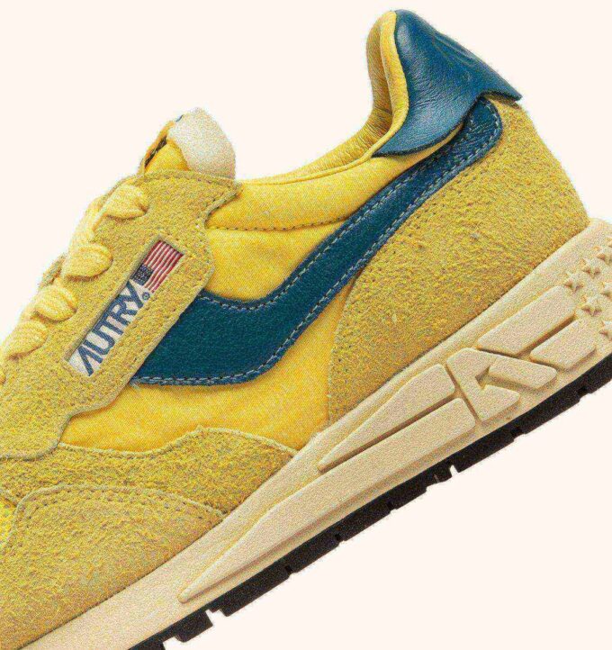REELWIND LOW SNEAKERS IN YELLOW AND CORSAIR SUEDE AND NYLON REELWIND LOW SNEAKERS IN YELLOW AND CORSAIR SUEDE AND NYLON