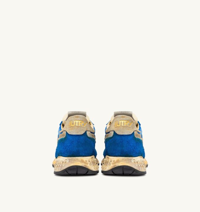 REELWIND SUPER VINTAGE SNEAKERS IN BLUE NYLON AND SUEDE REELWIND SUPER VINTAGE SNEAKERS IN BLUE NYLON AND SUEDE