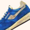 REELWIND SUPER VINTAGE SNEAKERS IN BLUE NYLON AND SUEDE REELWIND SUPER VINTAGE SNEAKERS IN BLUE NYLON AND SUEDE