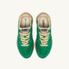 REELWIND SUPER VINTAGE SNEAKERS IN GREEN NYLON AND SUEDE REELWIND SUPER VINTAGE SNEAKERS IN GREEN NYLON AND SUEDE