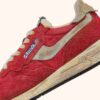 REELWIND SUPER VINTAGE SNEAKERS IN RED NYLON AND SUEDE