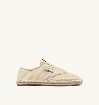 SANDY ESPADRILLES IN IVORY CANVAS