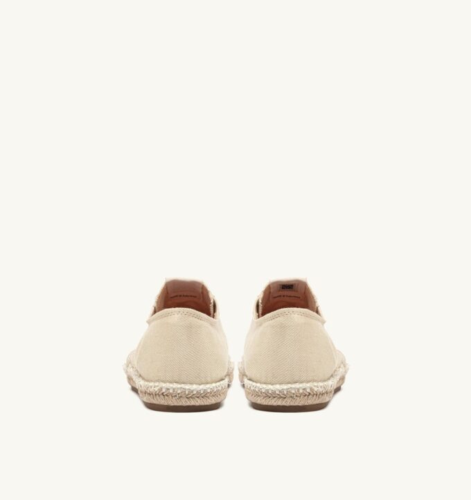 SANDY ESPADRILLES IN IVORY CANVAS