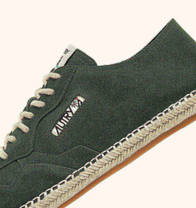 SANDY ESPADRILLES IN MOSS SUEDE