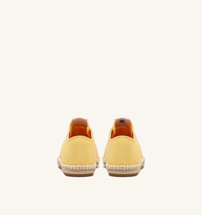 SANDY ESPADRILLES IN PASTEL YELLOW CANVAS SANDY ESPADRILLES IN PASTEL YELLOW CANVAS