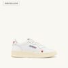 SNEAKERS MEDALIST ‘LOVE’ IN WHITE AND RED LEATHER