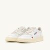SNEAKERS MEDALIST ‘LOVE’ IN WHITE AND RED LEATHER