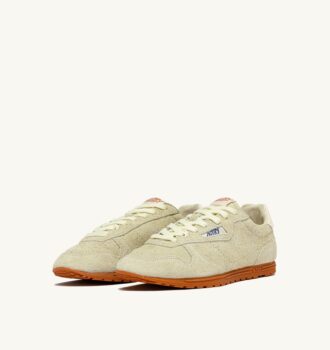 SNEAKERS WINDSPIN IN BUTTER WHITE SUEDE