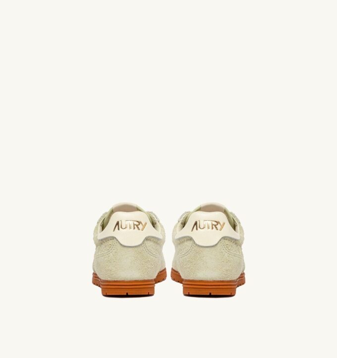 SNEAKERS WINDSPIN IN BUTTER WHITE SUEDE
