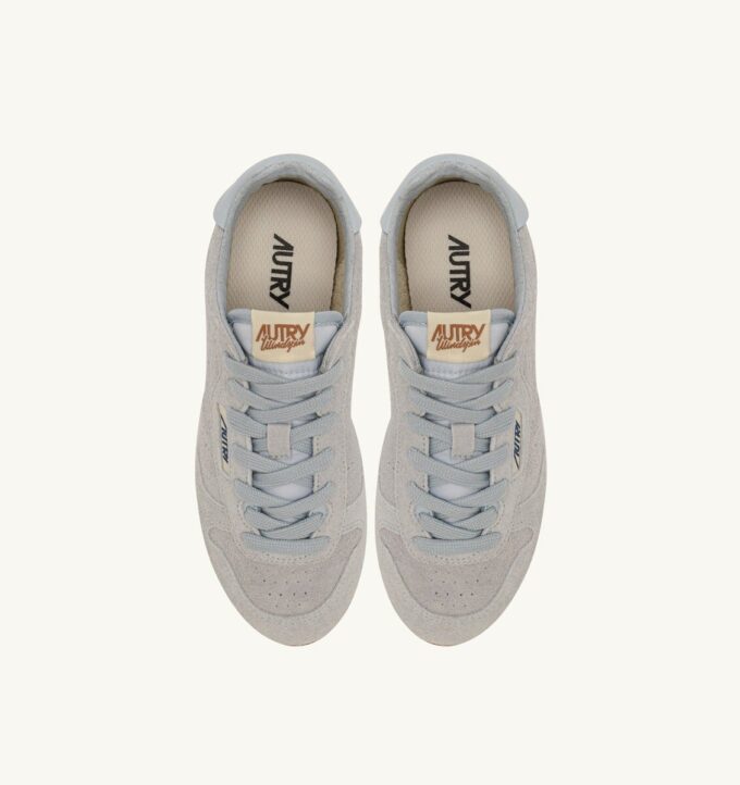 SNEAKERS WINDSPIN IN ICE WHITE SUEDE
