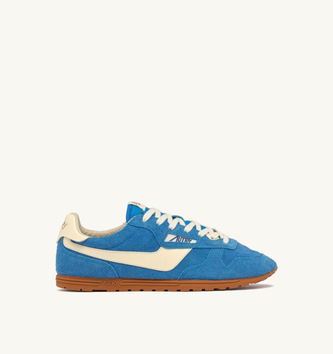 SNEAKERS WINDSPIN IN SUEDE AND LEATHER COLOR BLUE YATCH AND RUTABAGA SNEAKERS WINDSPIN IN SUEDE AND LEATHER COLOR BLUE YATCH AND RUTABAGA
