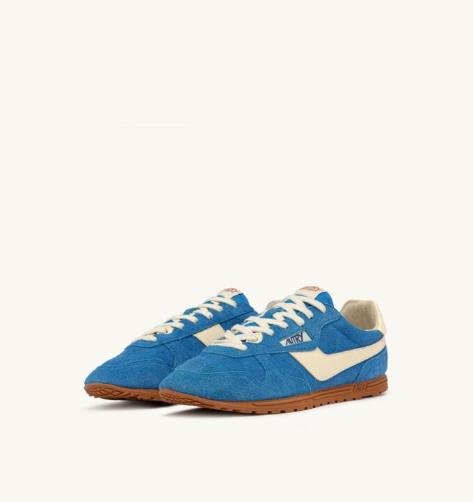 SNEAKERS WINDSPIN IN SUEDE AND LEATHER COLOR BLUE YATCH AND RUTABAGA SNEAKERS WINDSPIN IN SUEDE AND LEATHER COLOR BLUE YATCH AND RUTABAGA