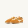 SNEAKERS WINDSPIN IN SUEDE AND LEATHER COLOR CADMIUM AND RUTABAGA