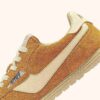 SNEAKERS WINDSPIN IN SUEDE AND LEATHER COLOR CADMIUM AND RUTABAGA