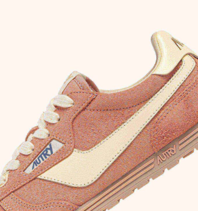 SNEAKERS WINDSPIN IN SUEDE AND LEATHER COLOR DAMASK AND RUTABAGA