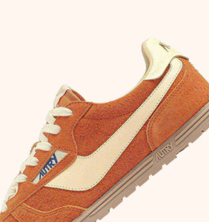 SNEAKERS WINDSPIN IN SUEDE AND LEATHER COLOR FANTA AND