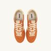 SNEAKERS WINDSPIN IN SUEDE AND LEATHER COLOR FANTA AND RUTABAGA