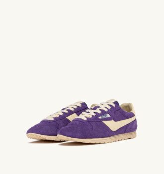 SNEAKERS WINDSPIN IN SUEDE AND LEATHER COLOR ULTRAVIOLET AND RUTABAGA