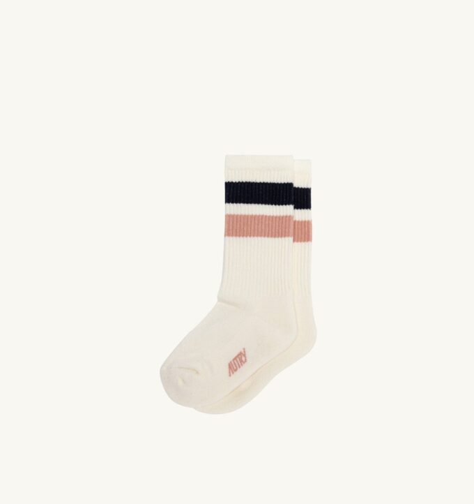 STRIPED JACQUARD LOGO SOCKS KIDS