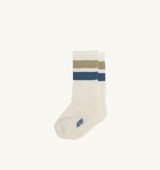 STRIPED JACQUARD LOGO SOCKS KIDS