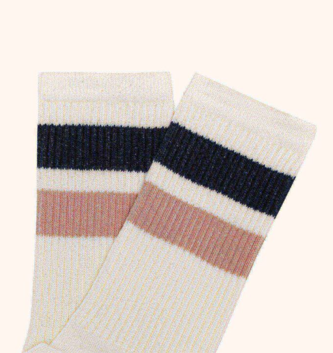 STRIPED JACQUARD LOGO SOCKS KIDS