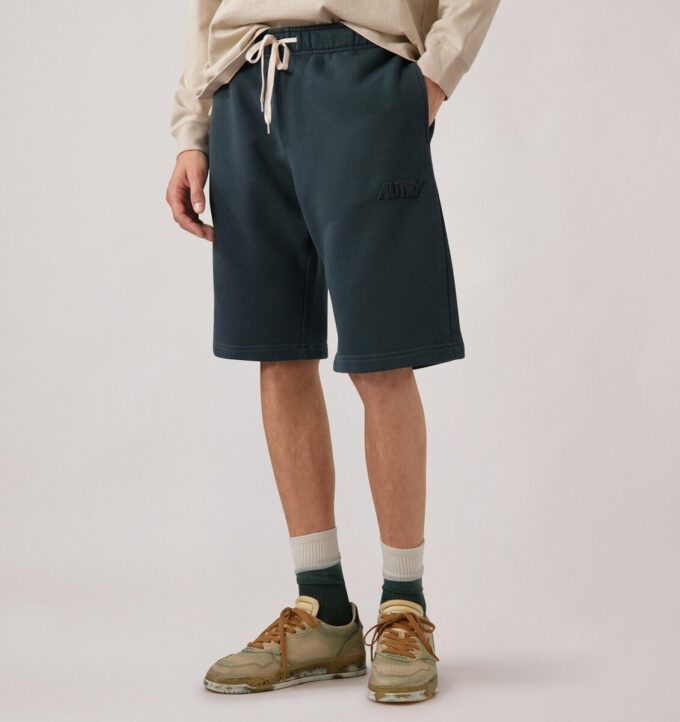 TONAL LOGO SWEATSHORTS MAN