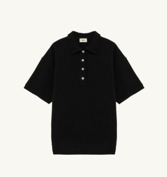 TONAL LOGO WAFFLE POLO MAN
