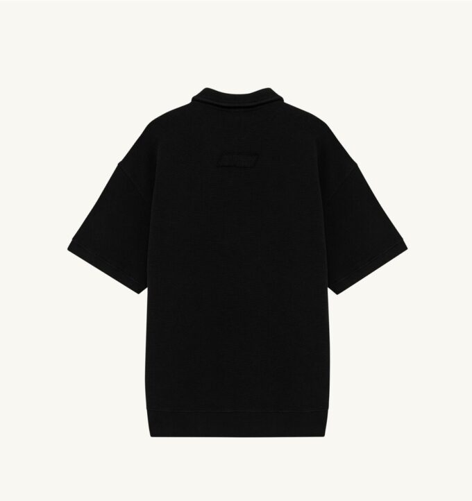 TONAL LOGO WAFFLE POLO MAN TONAL LOGO WAFFLE POLO MAN