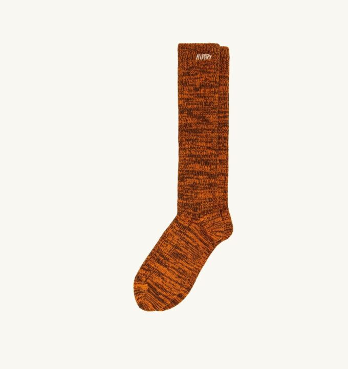 UNISEX BICOLOR SOCKS WITH EMBROIDERED LOGO