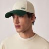 UNISEX EMBROIDERED LOGO BICOLOR BASEBALL CAP