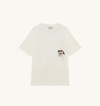 UNISEX FLAGS POCKET GRAPHIC TEE
