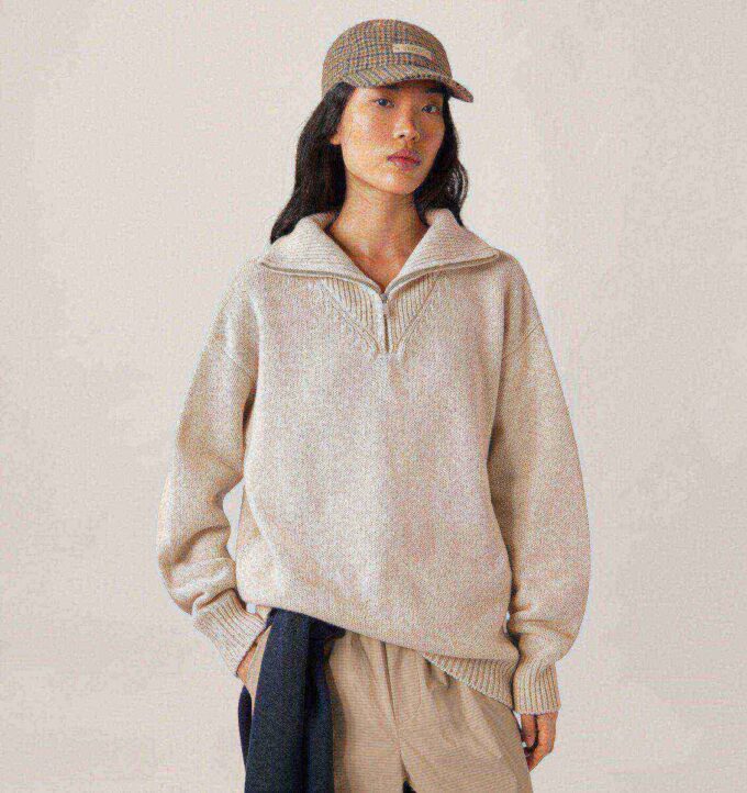 UNISEX KNIT MOULINE’ JACKET UNISEX KNIT MOULINE’ JACKET