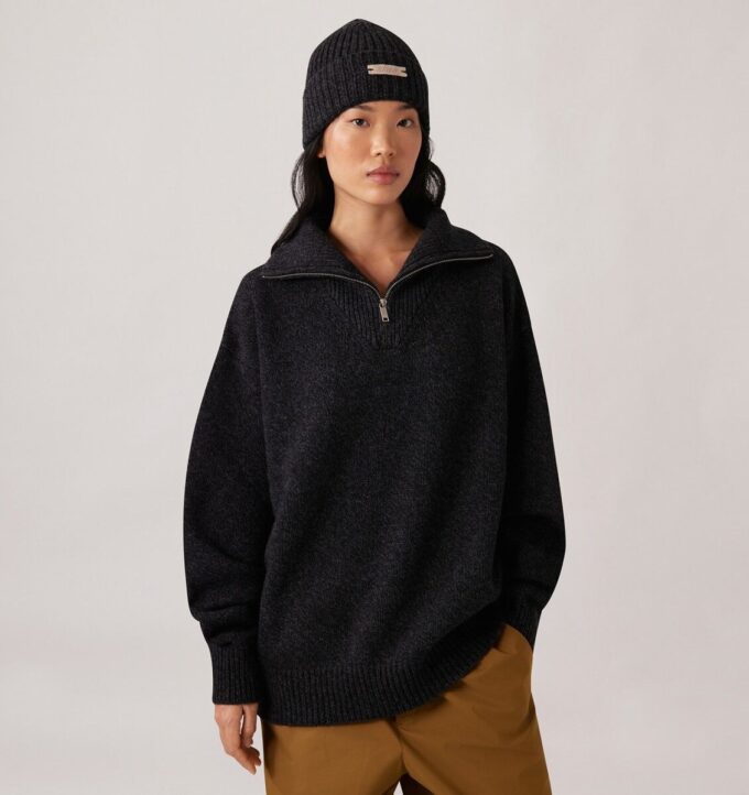 UNISEX KNIT MOULINE’ JACKET
