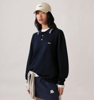 UNISEX KNIT WOOL POLO