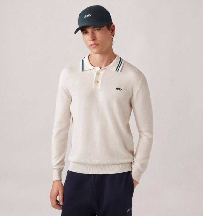 UNISEX KNIT WOOL POLO