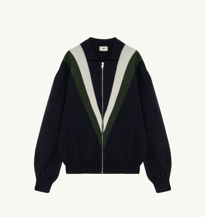 UNISEX KNIT WOOL SHIRT JACKET