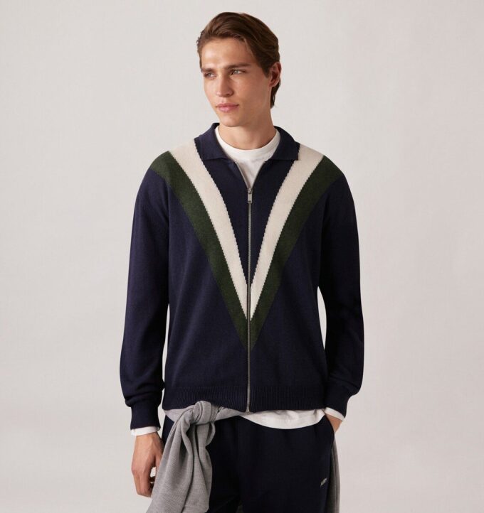 UNISEX KNIT WOOL SHIRT JACKET