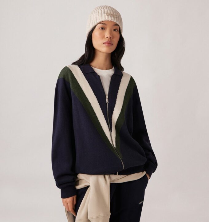 UNISEX KNIT WOOL SHIRT JACKET