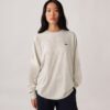 UNISEX LONG-SLEEVE EMBROIDERED AUTRY LOGO TEE